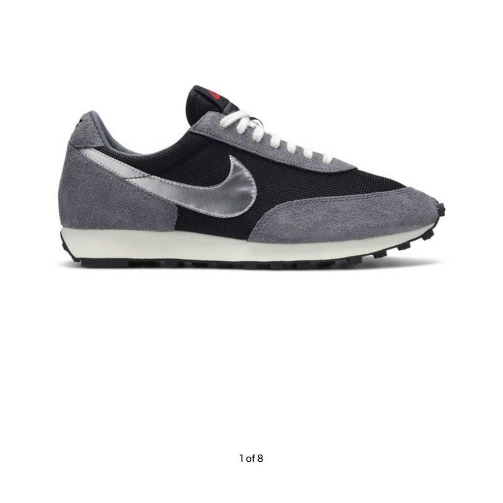 Nike Men's Silver and Gray Sneakers